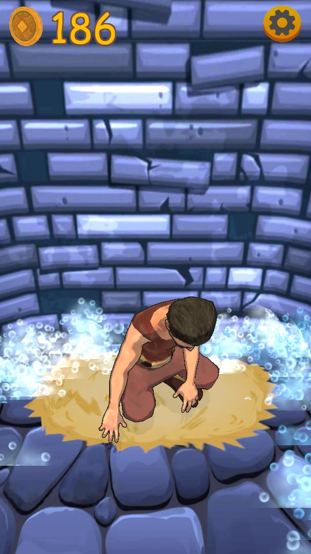 Deep well 3D - Parkour Run screenshot