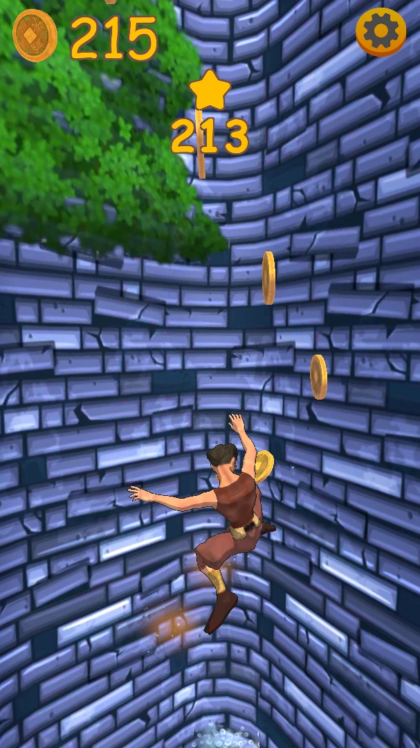 Deep well 3D - Parkour Run screenshot